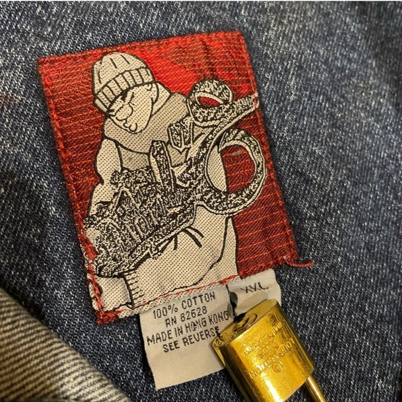 Vintage Y2K South Pole Embroided denim jacket RARE - Picture 4 of 5